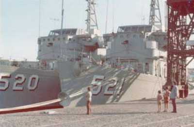 Naples, Italy in October 1974. We were in the Med to test the array against Soviet subs. It worked very well there