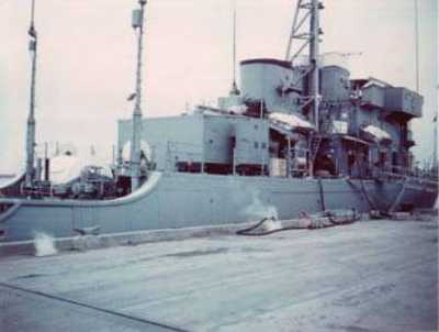 Naples, Italy in October 1974. We were in the Med to test the array against Soviet subs. It worked very well there