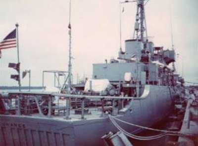 Naples, Italy in October 1974. We were in the Med to test the array against Soviet subs. It worked very well there